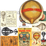 Hot Air Balloons Collage Sheet