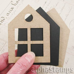 Mini House with Windows Accordion Book Set*