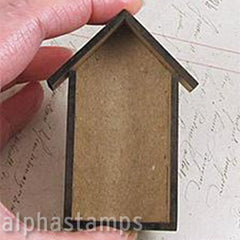 Tiny Little Shadowbox Houses 1 - Set of 2