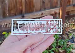 Tiny Cardstock Icicles & Christmas Ornaments