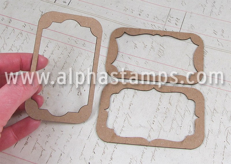 Altoids Tin Insert Frames - Scalloped | Alpha Stamps