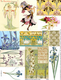 Iris Collage Sheet