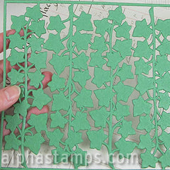 Green Embossed Dresden Ivy Leaves - SOLD OUT