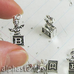 3D Silver Jack in the Box Charm - SOLD OUT