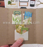 Botanical Pockets & Tiny Books Collage Sheet