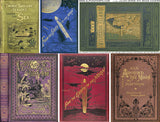 Jules Verne ATC Book Covers Collage Sheet