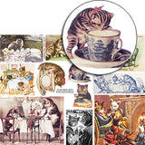 Kitty Cat Tea Party Collage Sheet