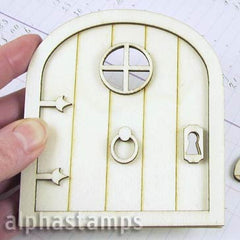 Wood Fairy Door Set - SOLD OUT