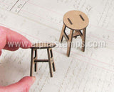 Set of Stools - 1 Inch Scale