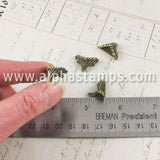 Small Metal Box Feet - Tree Bark