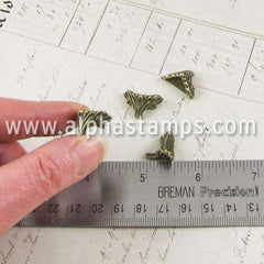 Small Metal Box Feet - Tree Bark