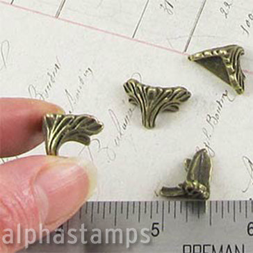 Small Metal Box Feet - Tree Bark