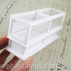Long Store Display Case - White - SOLD OUT