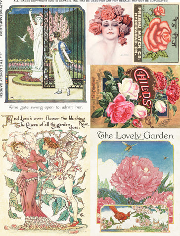 The Lovely Garden Collage Sheet