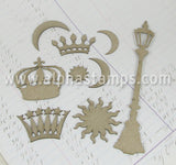 Lucky Star Crowning Glory Chipboard Set*