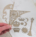 Lucky Star Crowning Glory Chipboard Set*