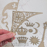 Lucky Star Crowning Glory Chipboard Set*