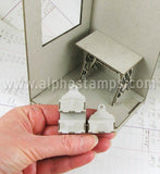 1:12 Wall-Mount Mail Holders Set