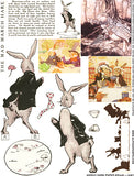 The Mad March Hare Collage Sheet