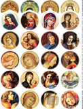 Mega Cap Madonnas Collage Sheet