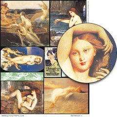 Mermaids #1 Collage Sheet