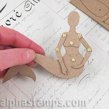 Articulated Mermaid Paper Doll