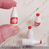 Tall Milk Bottle with Red Label*