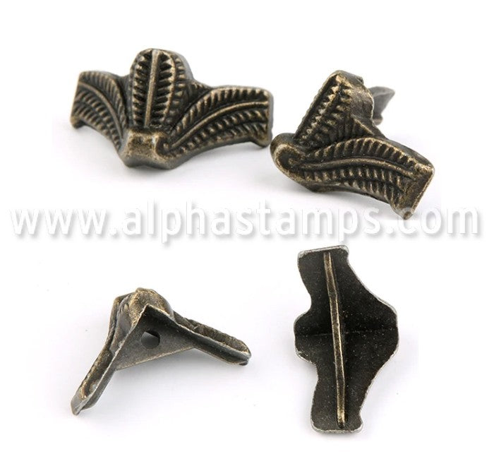 Mini Bronze Box Feet | Alpha Stamps