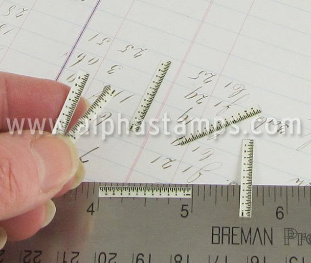 Miniature Ruler* | Alpha Stamps