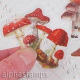 Mushrooms Clear Sticker Set*