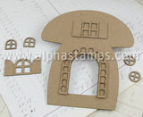 Mushroom Niche Door & Window Trim Set