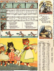 Musical Pie Collage Sheet