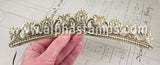 Narrow Gold Dresden Diadem or Crown