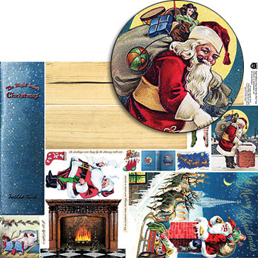 Night Before Xmas Book Box Collage Sheet, Part 2