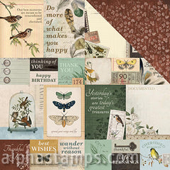 Anthology Scrapbook Paper - Antiquity Note Cards - SOLD OUT