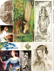 Ophelia #1 Collage Sheet