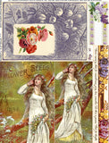 Ophelia's Flowers Collage Sheet