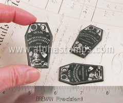 Acrylic Ouija Board Coffin Pendants