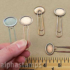 Oval Paper Clips or Journal Bookmarks - SOLD OUT