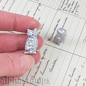 Standing Owl Figurine