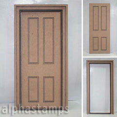 4 Panel Door - 1 Inch Scale*