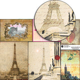 Paris Collage Collage Sheet