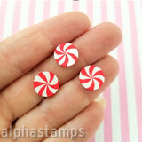 11mm Peppermint Candy Cabs