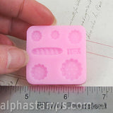 Mini Silicone Mold - Biscuits & Bread