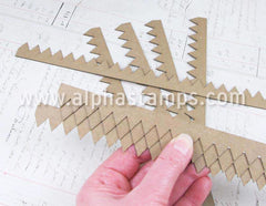 Chipboard Shingles - Pointed