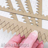 Chipboard Shingles - Pointed