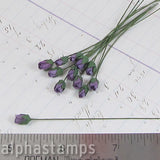 Mini Rose Buds - Purple