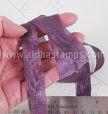 Crepe Ribbon - Purple - 3/4 Inch