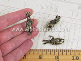 Antique Bronze 3D Rabbit Charm