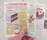 Retro Baking Recipes Paper Set*